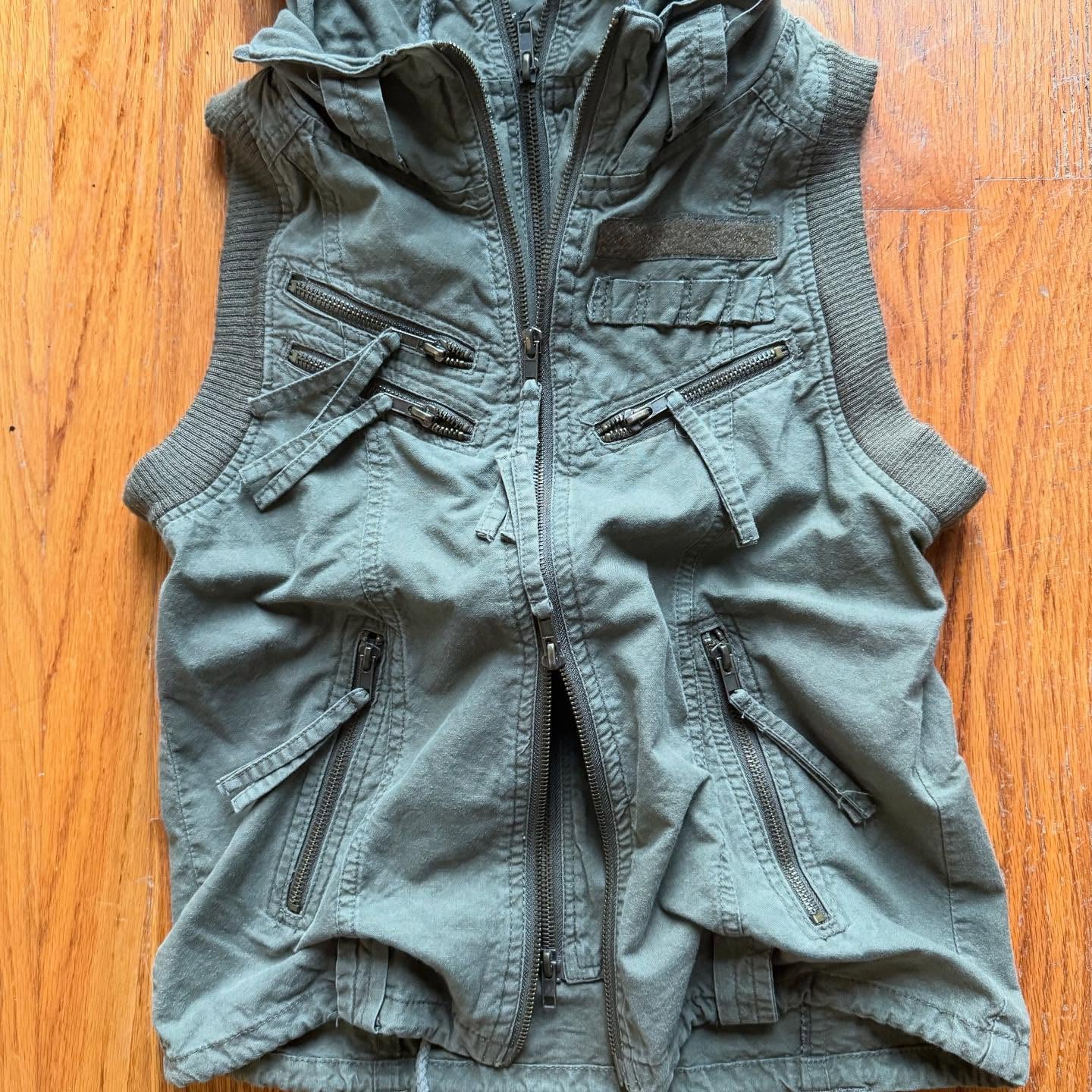 Heaven And Earth Double Layered Zip Up Jacket